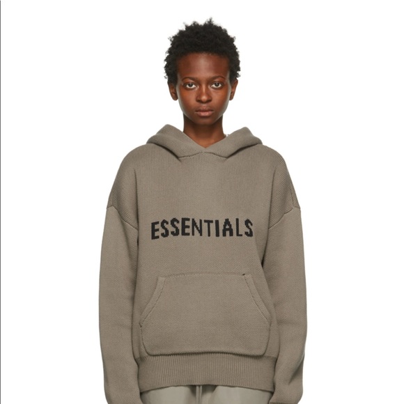 Fear of God Essentials Brown Hoodie - Picture 2 of 7